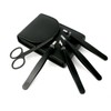 Portable Stainless Steel Tweezer and Scissor Set Case 10ea