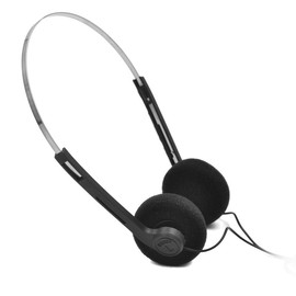 YuanHolumid Black Retro Over-Ear Earphones,Mini Stereo Lightweight Headphones with Cord, 80s 90s Vintage Headset Wired,Headphone, for Most Mobile Phones Playback Pevices Headphones Over-Ear