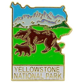 FindingKing Yellowstone - Pin de Parque Nacional de 1 Pulgada