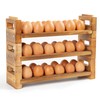 Yqlinnn Egg Holder Countertop, 3-Tier Egg Storage for Countertop Organizer,