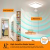 BLNAN Dimmable Motion Sensor LED Ceiling Light with Remote Control,