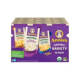 5 x Annie's Homegrown Organic Macaroni and Cheese Variety Pack, 12 ct./6 oz.