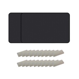 2 Pack Car Sun Protection Curtains, Anti-UV Curtains, Sun Protection Car Window Grille, Window Grille with Magnetic Fixing, Blackout and Heat Insulation Car Curtains (Black)