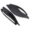 Unbranded Black Batwing Fairing Air Wind Deflector For Harley Touring