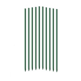 EcoStake Garden Stakes 6-Ft for Climbing Plants Supports Pole 20 Pack Rust-Free Plant Sticks Fence Post