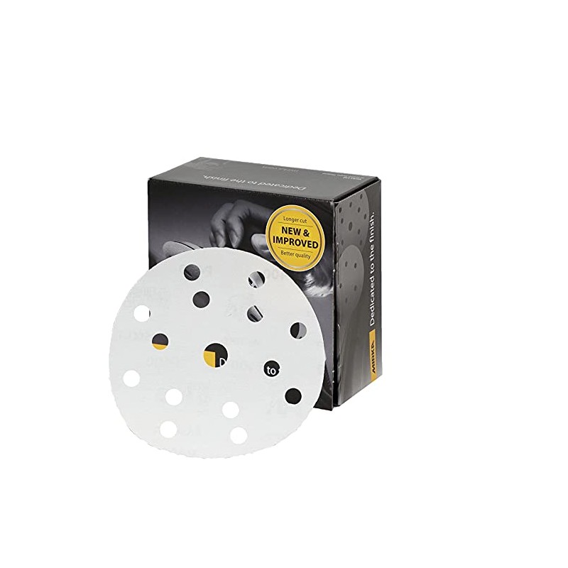 Mirka Basecut White Hook and Loop Hook It 150mm 6