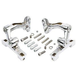 TCMT Adjustable Rear Footboard Mounts Kit Fit For Harley Touring CVO Road King Street Road Electra Glide FLHTC FLHT FLTR FLHTCU FLHR FLHRC FLHRS FLHX FLHTCUTG FLHTK 1993-2023