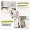 Foldable Bucket, 5L/10L, PP + TPR Material, White, Space-Saving, Foldable