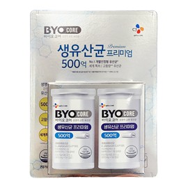 CJ Bio Core Premium 50 billion raw skin lactic acid bacteria high content CS 100 capsules, 3 pcs / CJ 바이오 코어 프리미엄 500억 생 피부 유산균 고함량 CS 100캡슐, 3개