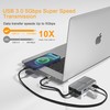 USB C Hub with 4K HDMI VGA USB3.0 3.5mm Audio