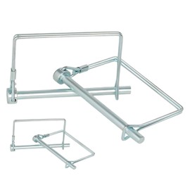 yolmooat 4Packs Premium Trailer Coupler Pin, 1/4" x 3.15"(6.3mm x 80mm) Trailer Pin,Super Sturdy Hitch Pin Trailer Hitch Pin,Upgrade Coupler Pin for Farm Trailers, Towing, Lawn