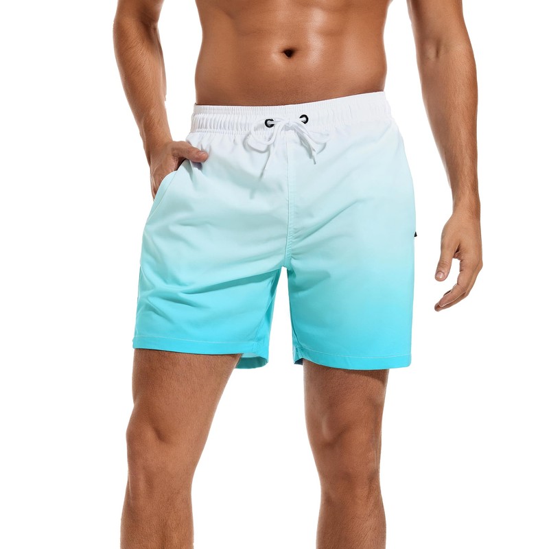 SILKWORLD - Bañador para hombre, de secado rápido, con bolsillos,