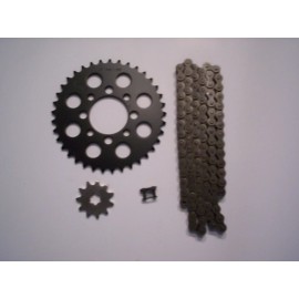 JT Sprockets 2010-2025 KAWASAKI KLX110 KLX 110 NEW 13/38 JT SPROCKET & CHAIN SET