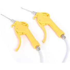 YIYIBYUS Automatic Meat Injector BBQ Injection Kit,Electric Meat Saline Syringe Pump Double Gun Meat BBQ Cooking Injector 50W