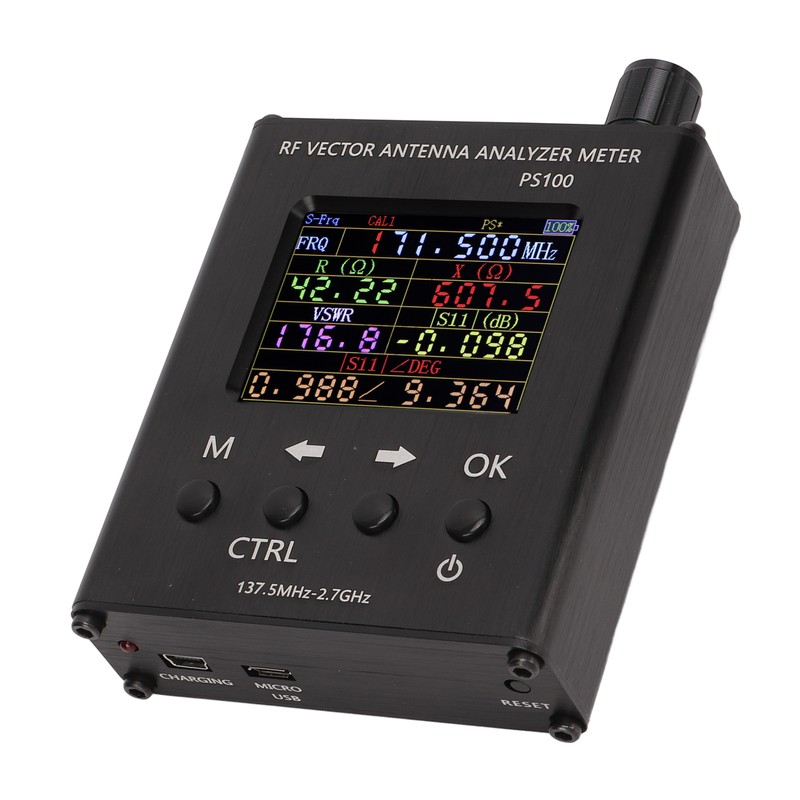 RF Antenna Analyzer 137.5MHz To 2.7GHz UV Impedance Reactance SWR