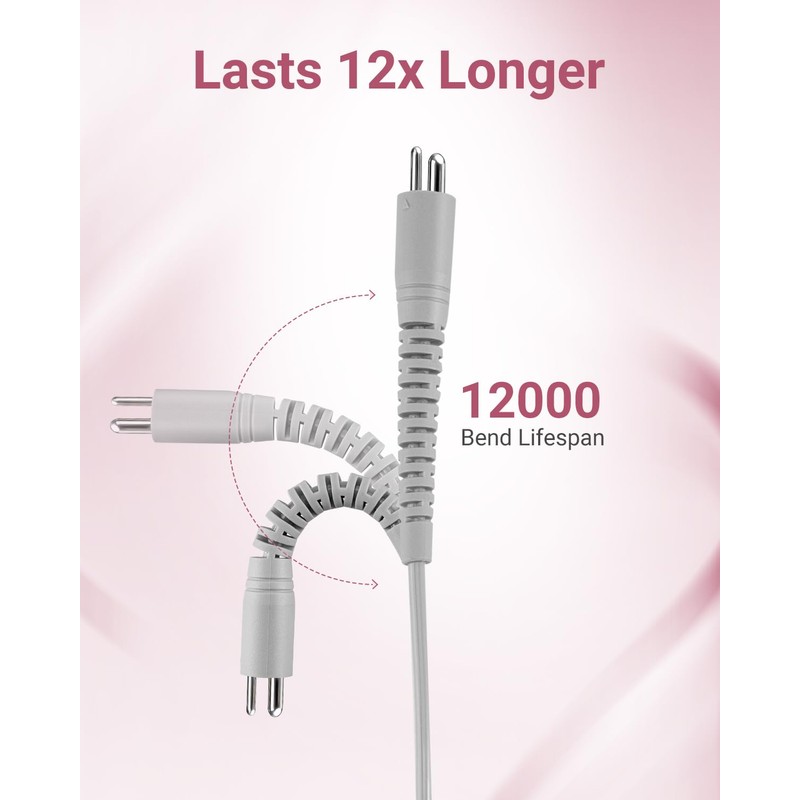 Hasakhi Handpiece Wire for Nail Drill Durable Riveted Connector Long-Lasting