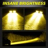 Amber LED Pods, AKD Part 3 Inch CREE LED Fog