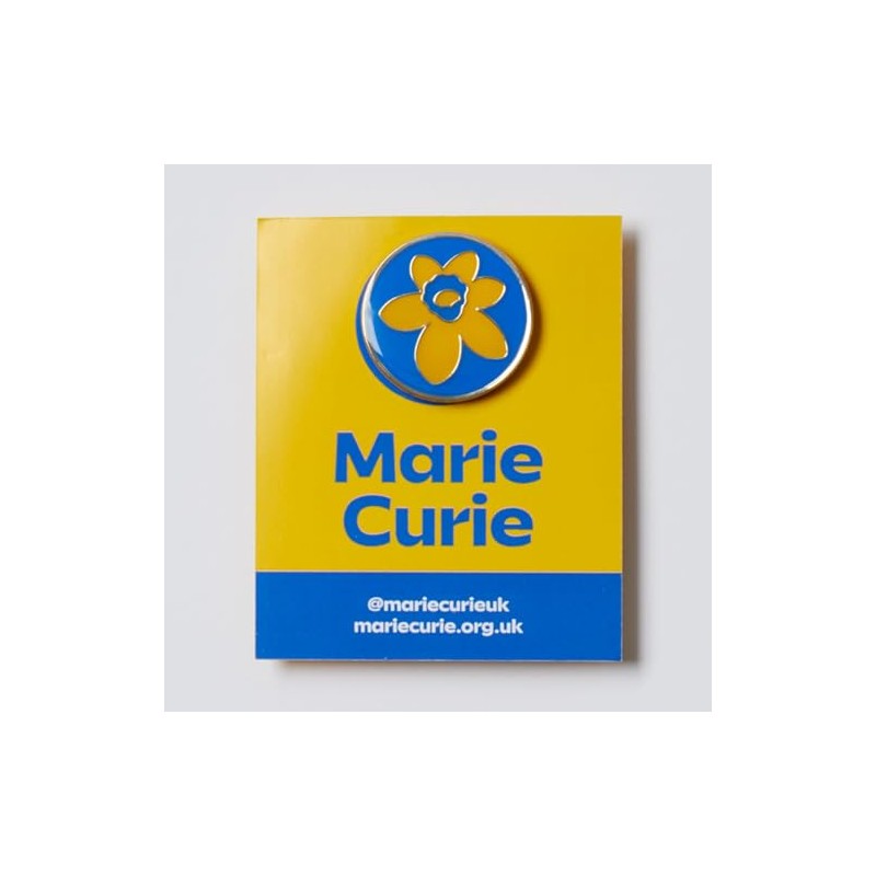 Marie Curie Daffodil Logo Charity Lapel Pin Badge