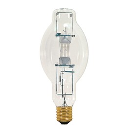 Satco S5845 4000K 1000-Watt Clear Universal Mount Mogul Base BT37 Metal Halide Lamp