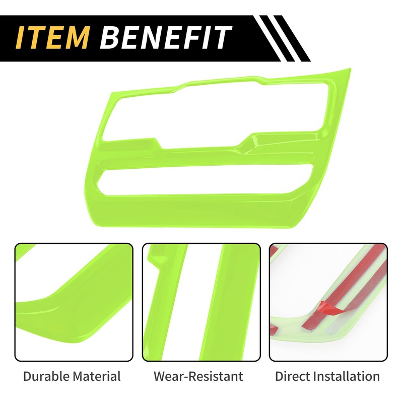 REPAIROCK 1 Pc Dashboard Center Window Control Panel Trim Cover