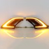 KITOCARTOP LED DRL Fog Lights with Amber Sequential Turn Signal