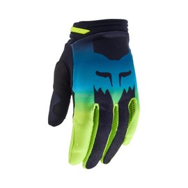 Fox Racing Women's 180 Flora Motocross Glove, Black/Yellow, Medium