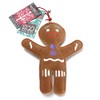Green & Wilds Jean gingerbread person dog toy ( Suede