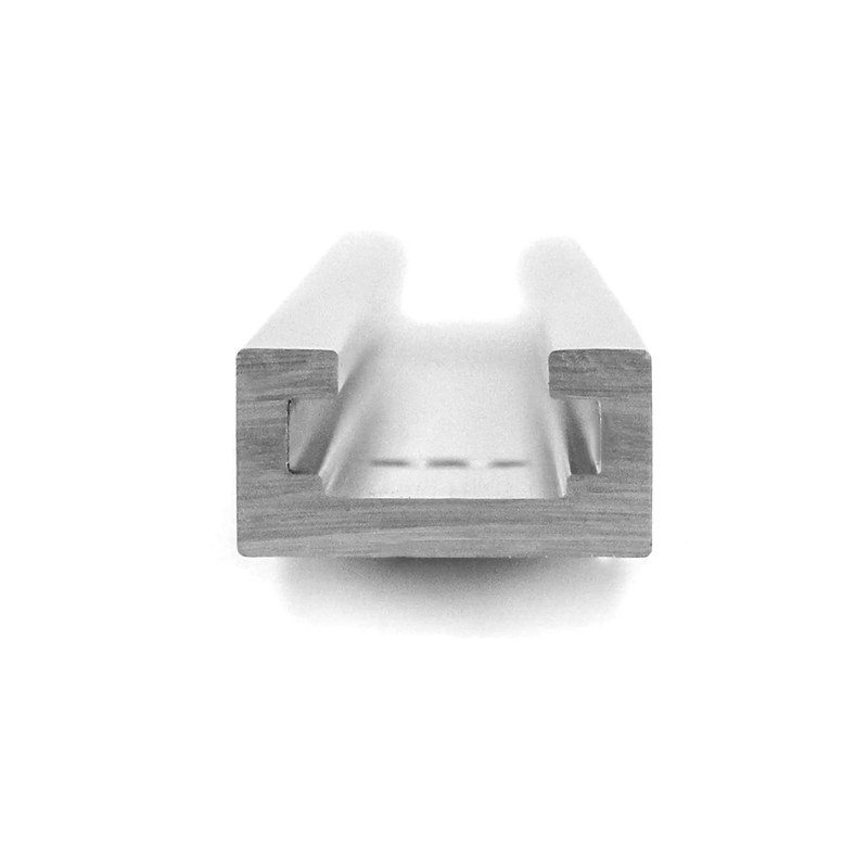 QWORK Aluminum T Track, 2 Pack 12 Inch Universal Double