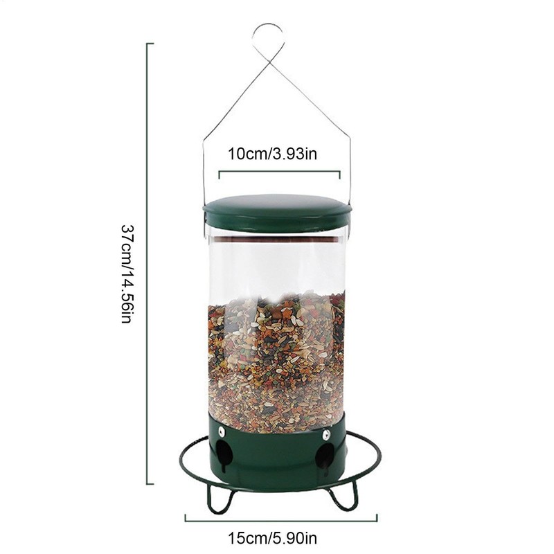 Anti Squirrel Bird Feeder | Metal Hangable Mesh Outdoors Weight