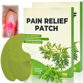 20 Piezas Parche Autocalentable para Dolor de Rodilla con Artemisa - Alivio Rpido en Minutos, Terapia Natural para Piernas, Espalda y Articulaciones  