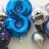 Number 30 Balloons, Blue 30 Number Balloons, 40 Inch Blue
