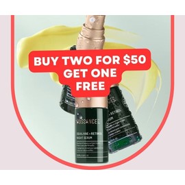 Biossance 3x Biossance Squalane + Retinol Night Serum ONLY $50! Buy 2, Get 1 FREE! 🛍 Save