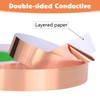 2 Rolls Copper Foil Tape 1Inch × 130Ft Total Conductive