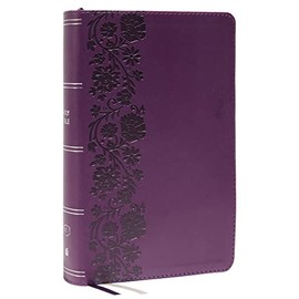 KJV, Personal Size Large Print Single-Column Reference Bible, Leathersoft, Purple, Red Letter, Comfort Print: Holy Bible, King James Version