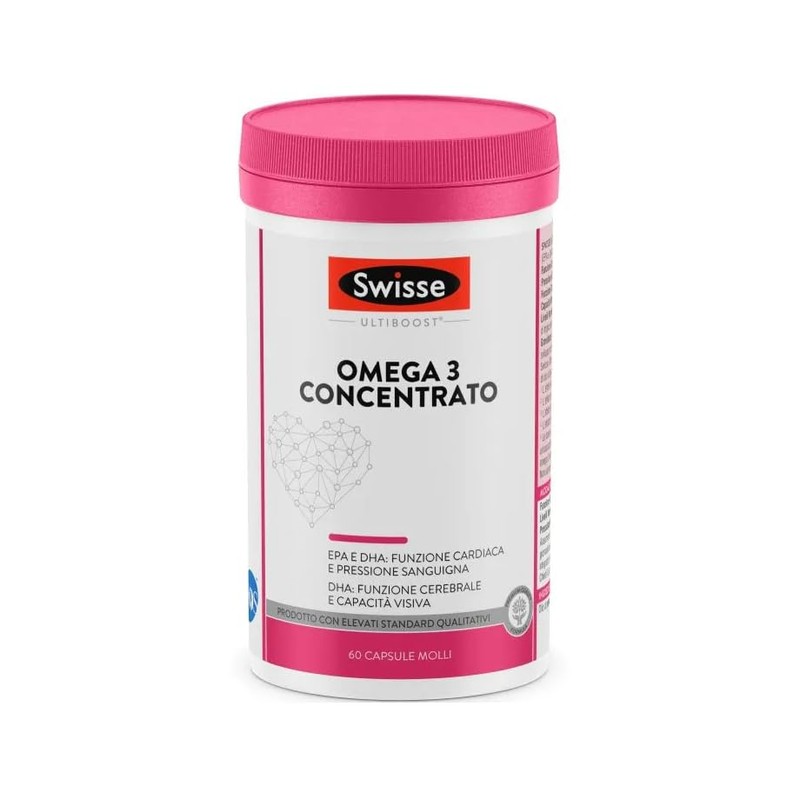 Swisse Omega 3 Concentrato 60 capsule molli 1800 mg di