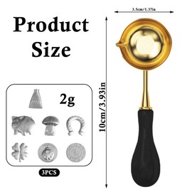 Prmape Tin Casting Set New Year's Eve, Wax Casting New Year's Eve Set, Lead Casting Alternative with 21 Pieces Tin Figures and 4 Spoons, Tin Casting New Year's Eve for Fortune Telling Party Games for