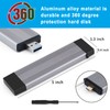 M.2 Nvme PCIE NGFF SATA SSD Enclosure USB3.2 Gen2 Type