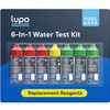Lupo 6-in-1 Pool Test Kit Replacement Reagents | Pool Testing