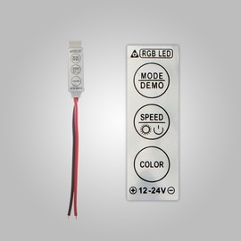 LED Strip IR Remote Dimmer for RGB LED Strip Light 5050 3528-3 Keys - 5 Pieces