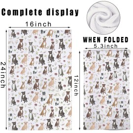 G2TUP Pitbull Kitchen Towels Pitbull Owner Gifts Pitbull Lover Gifts Pitbull Dish Towels Pitbull Dog Hand Towel (Pitbull kt CA)