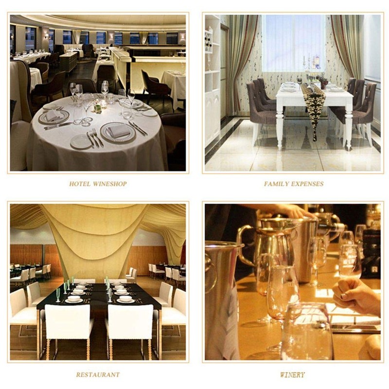 YiyiLai Jacquard Table Napkins Hotel Restaurant No Napkin Rings Navy