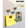 30 pcs - Heart Decorative Pins, Gold Silver Cute Pins