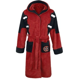 Deadpool Dressing Gown Mens Bath Robe (Medium)