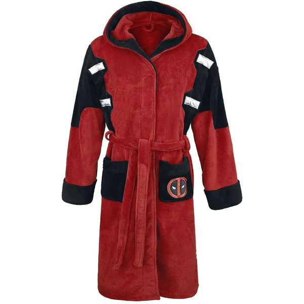 Deadpool Dressing Gown Mens Bath Robe (Medium)