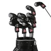 Leather Golf Club Iron Head Covers 11 Piece Set USA
