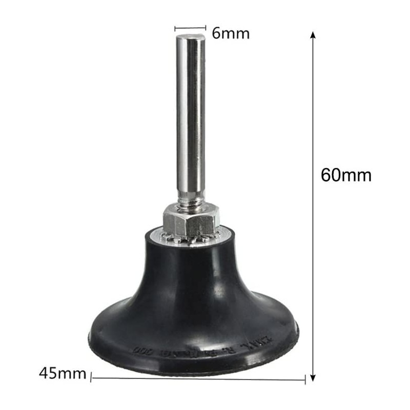 Bestgle 2 Pcs Roll Lock Sanding Disc Pad Holder Polishing