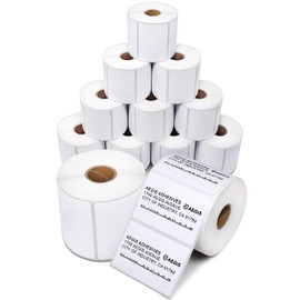 Aegis Adhesives - 3” X 2” Direct Thermal Labels for Shipping, Postage, Perforated & Compatible with Rollo Label Printer & Zebra Desktop Printers (12 Rolls, 700/Roll)