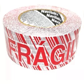 Cinta Empaque Fragil Adhesiva 48x150 Super Fijación Visible