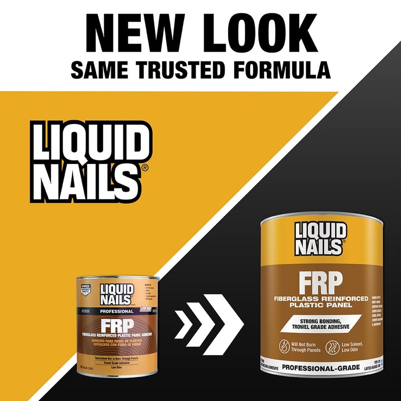 Liquid Nails Fiberglass Reinforced Panel (FRP) 1 gal. Low VOC