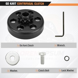Go Kart Clutch 3/4" Bore 10T #40 41 420 Chain Predator 212CC Centrifugal Clutch Fit for HONDA GC160 GC190 GX120 GX140 GX160 2-6.5 HP Small Engines Mini Bike Minibike